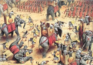 Elefantes de guerra. Elefantes de guerra.