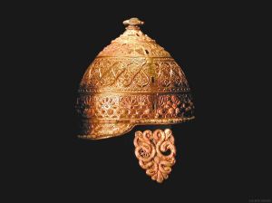 Casco ceremonial de tipo Montefortino. Casco ceremonial de tipo Montefortino.