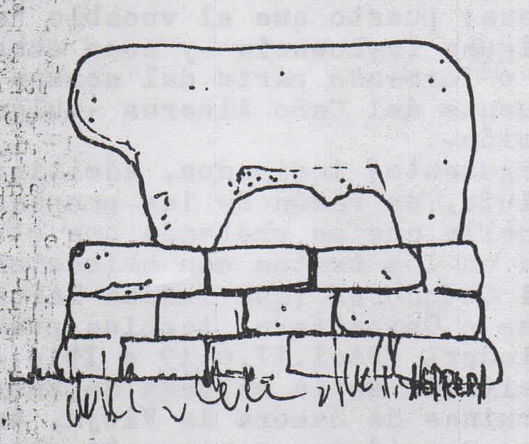 Toro de piedra.